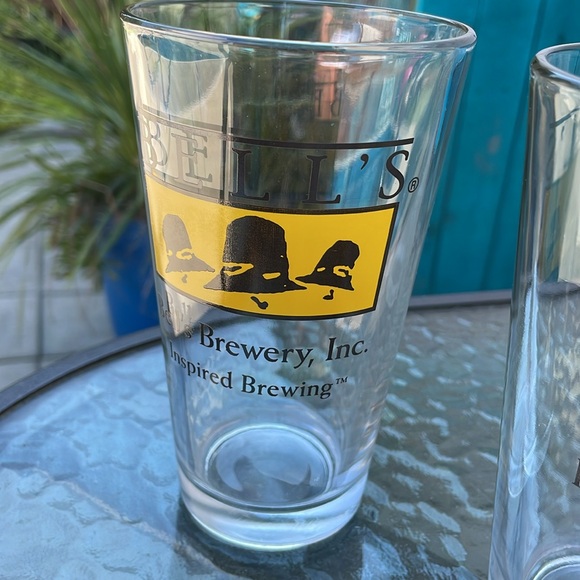 Set of 3 Bell's Brewery Inspired Brewing Pint Glass Craft Beer Glass 16 oz - Picture 7 of 7